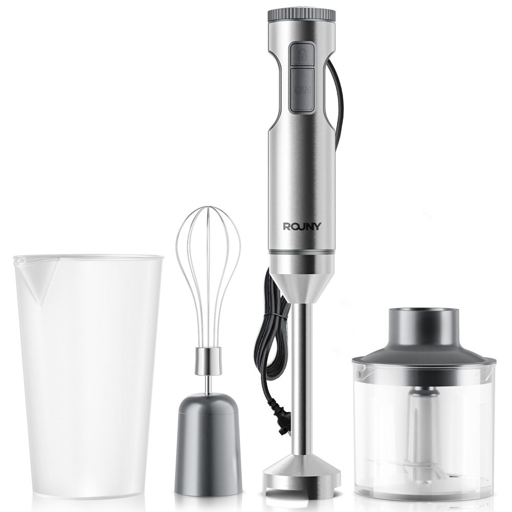 Commercial Blender Heavy Duty - Hand Immersion Blender Powerful 4-in-1,Stainless Steel