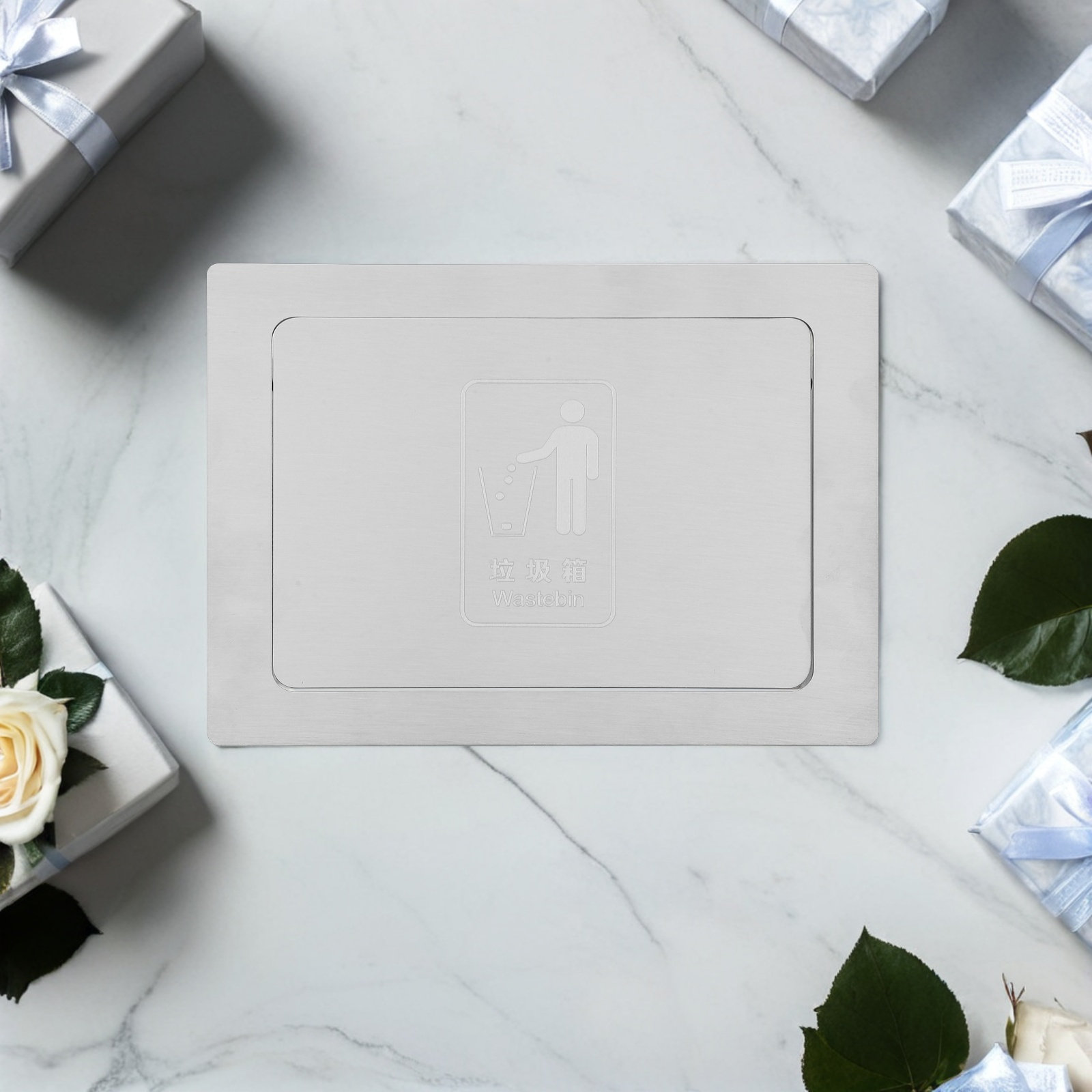 Recessed Garbage Lid Stainless - Commercial Kitchen Garbage Can 评论和价格