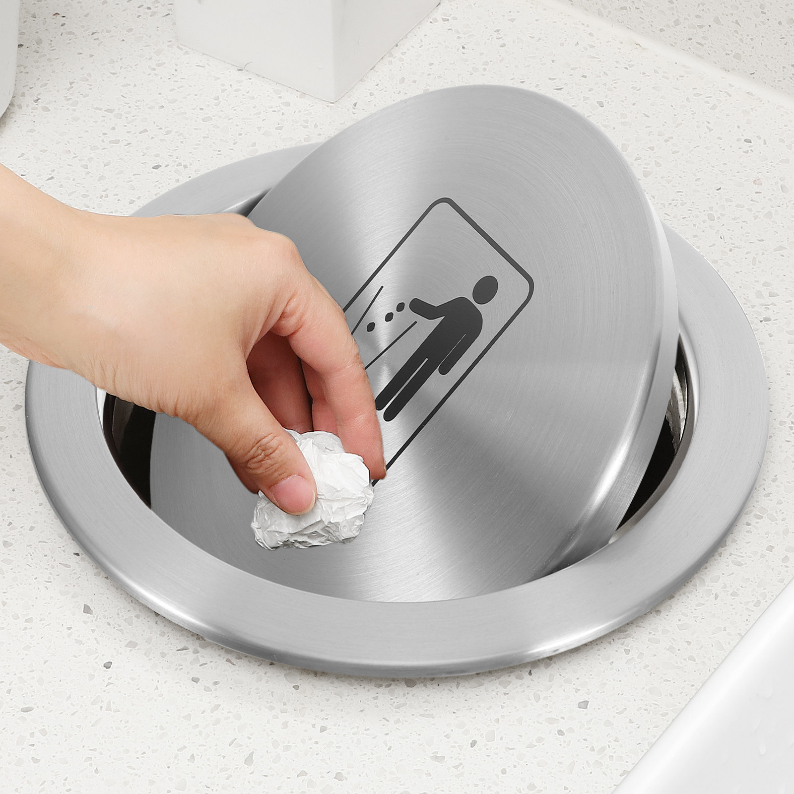 Plastic Trash Can Kitchen Bath - Commercial Kitchen Garbage Can 评论和价格