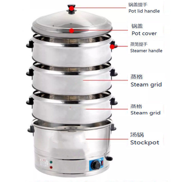 Commercial 35cm 40cm 47cm Stai - Commercial Kitchen Boiler 评论和价格