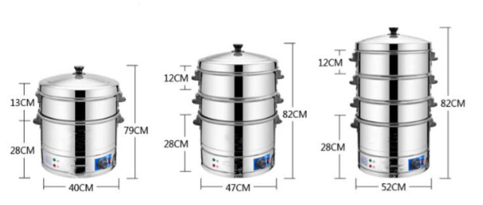Commercial 35cm 40cm 47cm Stai - Commercial Kitchen Boiler 评论和价格