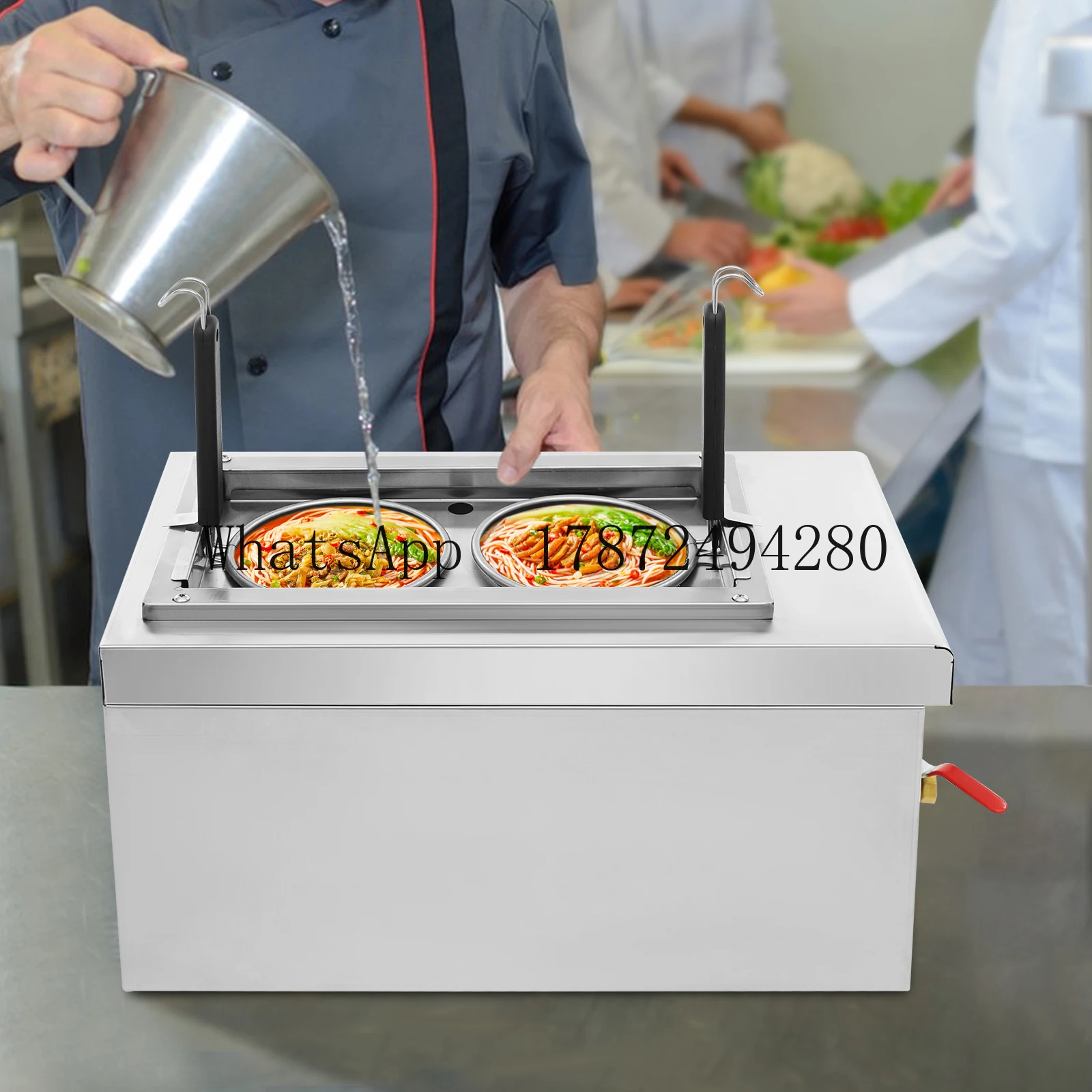 Commercial 2-Pan Electric Nood - Commercial Kitchen Boiler 评论和价格