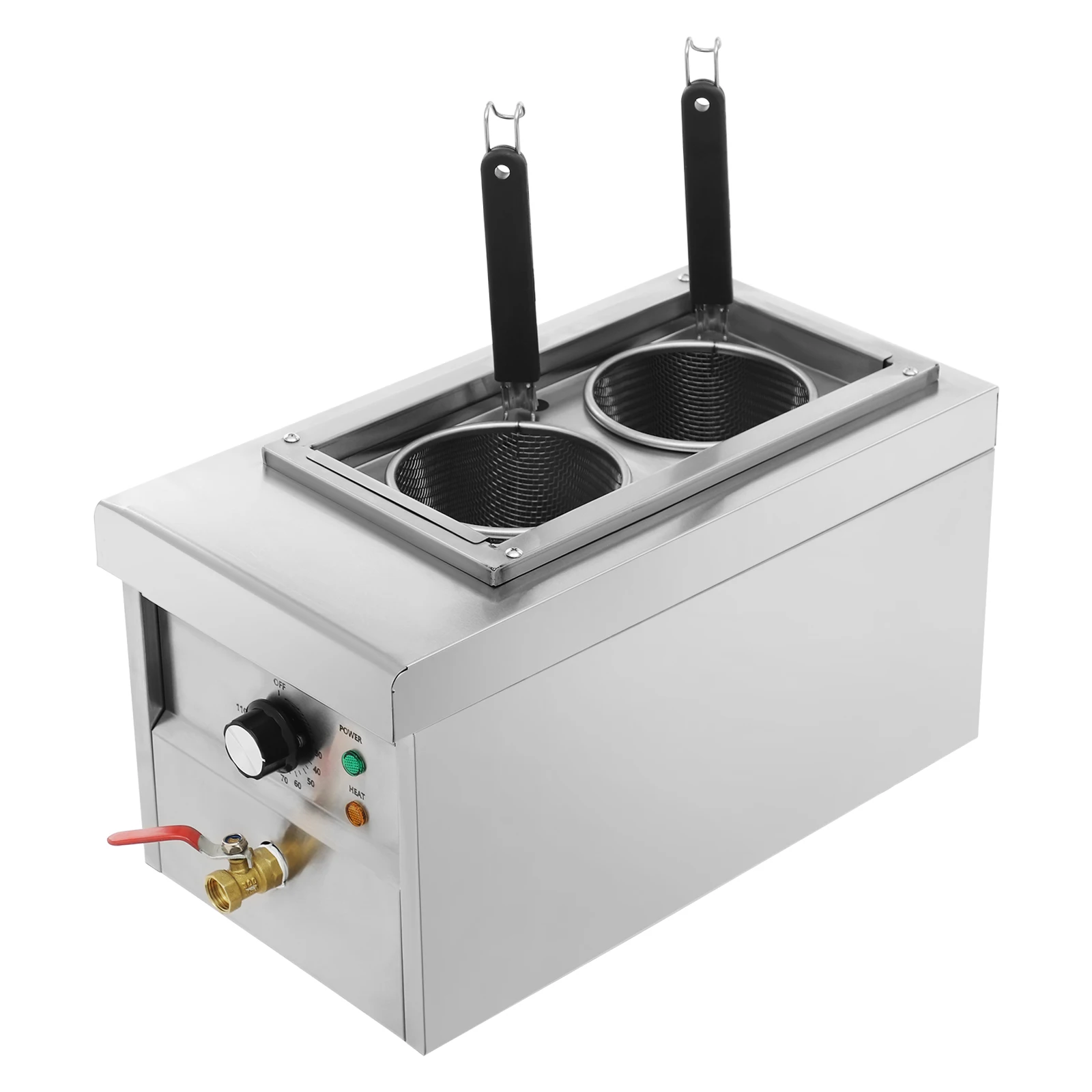 Commercial 2-Pan Electric Nood - Commercial Kitchen Boiler 评论和价格