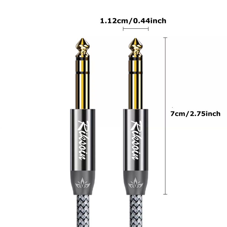 Riksoin 6.35mm TRS to TRS Bala - Commercial Blender Heavy Duty 评论和价格