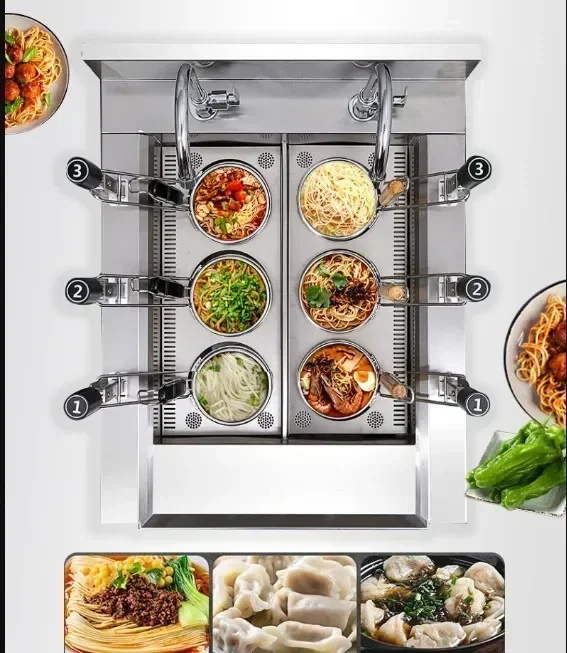 Auto-lift Pasta Cooker with 6  - Commercial Kitchen Boiler 评论和价格