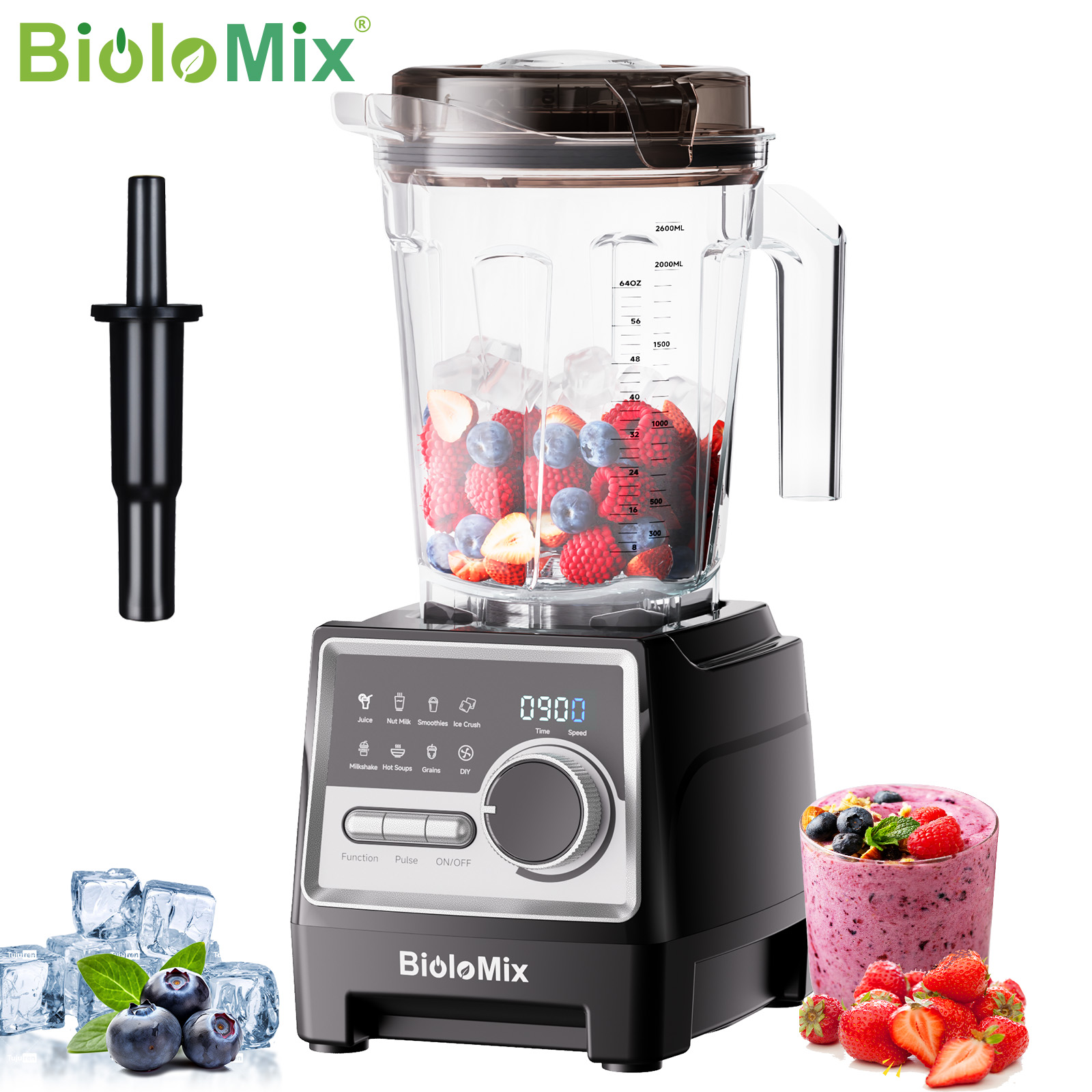 BioloMix 1500W Professional Bl - Commercial Blender Heavy Duty 评论和价格
