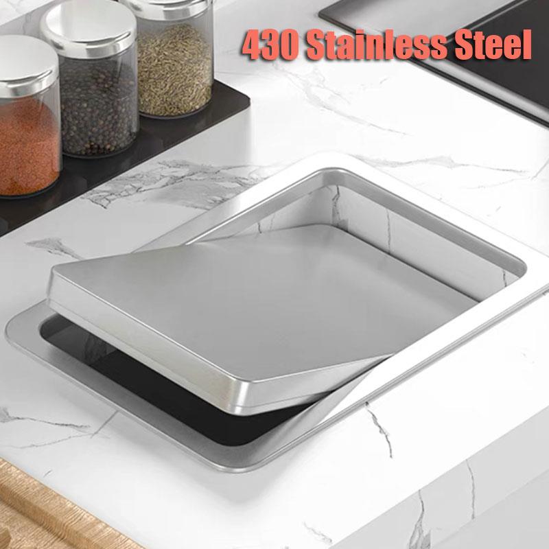 Stainless Steel Trash Can Flus - Commercial Kitchen Garbage Can 评论和价格