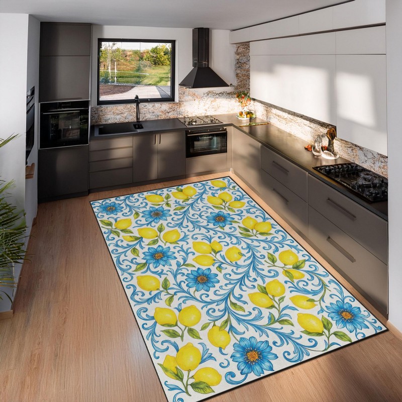 Mediterranean Mosaic Tile Kitc - Commercial Kitchen Tile Flooring 评论和价格