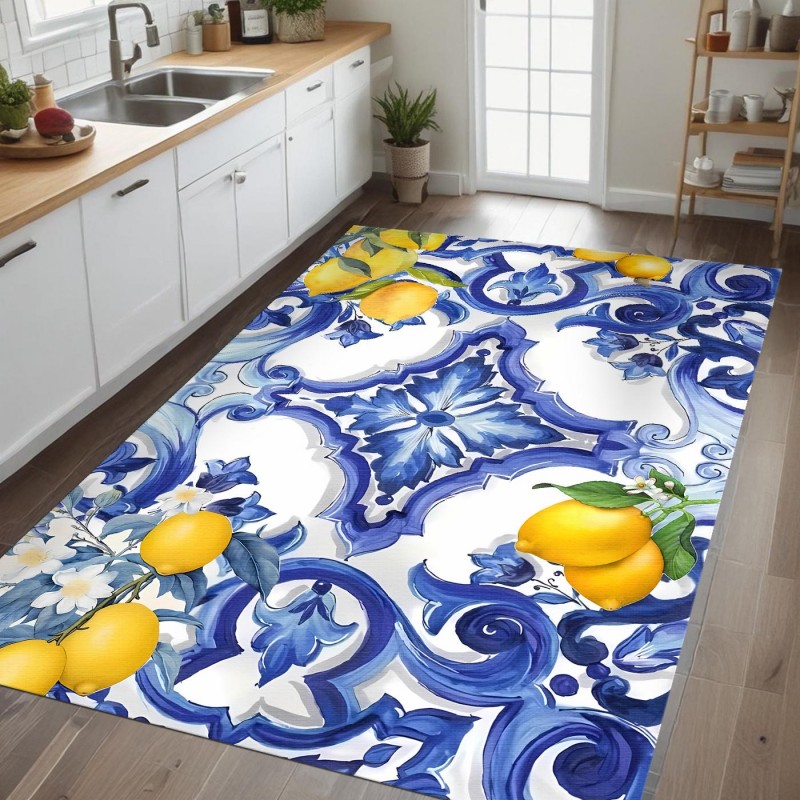 Mediterranean Mosaic Tile Kitc - Commercial Kitchen Tile Flooring 评论和价格