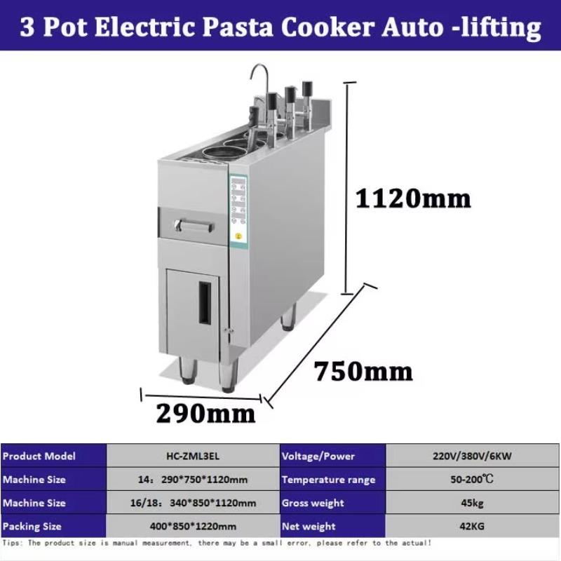 Commercial 3-Pot Electric Auto - Commercial Kitchen Boiler 评论和价格